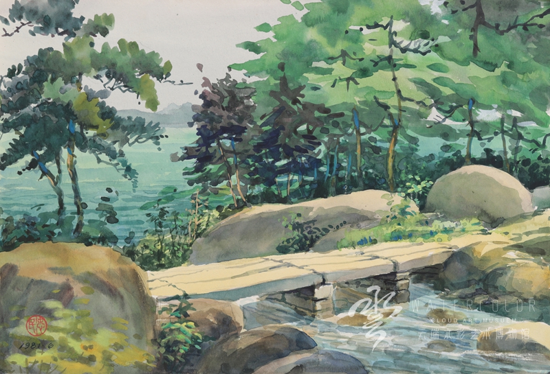 崂山道   1981年6月   38x26cm